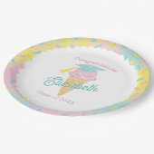 Ice Cream Graduation Party Papieren Bordje (Gekanteld)