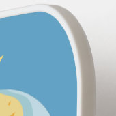 Ice Cream Hallo aangepaste naam en kleur Pickleball Paddle (Links Detail)