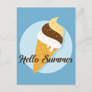 Ice Cream Hallo briefkaart
