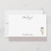 Ice Cream - Hartelijk dank Bedankkaart (Voorkant)