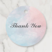 Ice Cream: het coolste verjaardagsfeestje voor twe Bedankjes Labels (Achterkant)