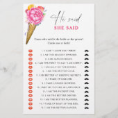 Ice cream - Hij zei dat ze zei vrijgezellenfeest s (Voorkant)