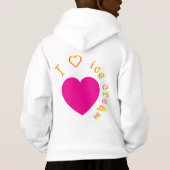 Ice cream hoddy for kids (Achterkant)