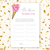 Ice cream - Hoe oud was de bruid om te spelen