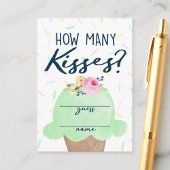 Ice Cream Hoeveel Kisses Bruids Spel Kaarten