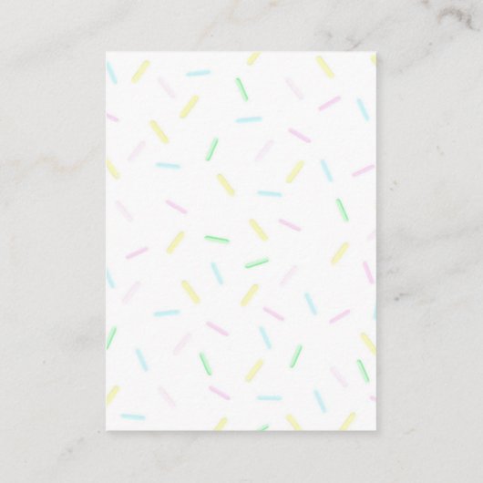 Ice Cream Hoeveel Kisses Bruids Spel Kaarten (Achterkant)