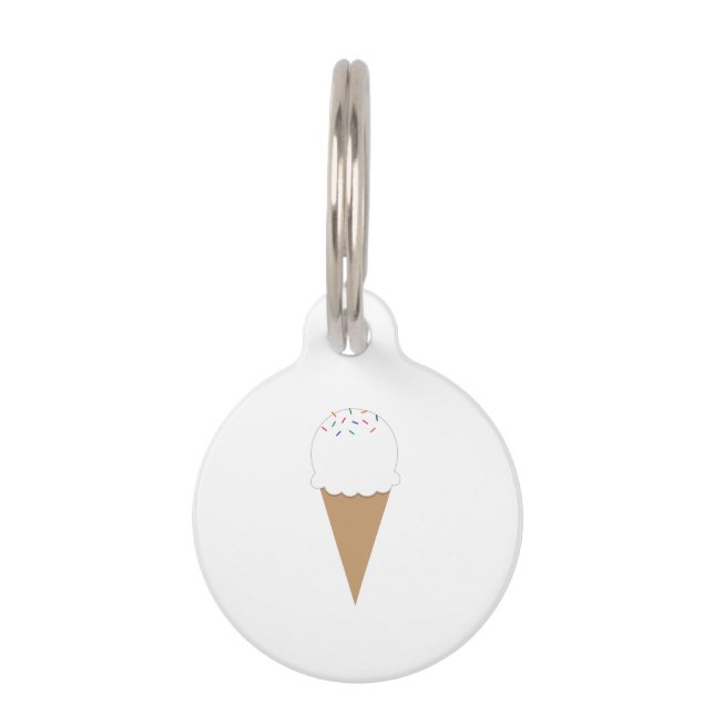 Ice Cream Huisdierpenning (Voorkant)