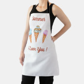 Ice Cream I love you Cute Summer Schort (Insitu)