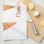 Ice Cream I love you Cute Summer Theedoek (Quarter Fold)