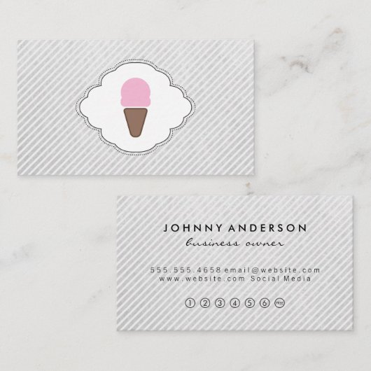 Ice Cream Icon Loyalty (Voorkant / Achterkant)