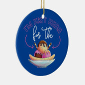 Ice Cream ik ben hier voor de Keramisch Ornament (Rechts)