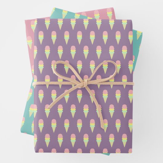 Ice Cream Inpakpapier Vel (In situ)