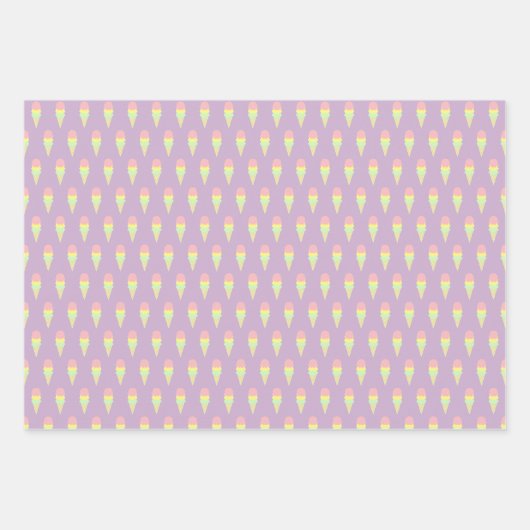 Ice Cream Inpakpapier Vel (Voorkant)