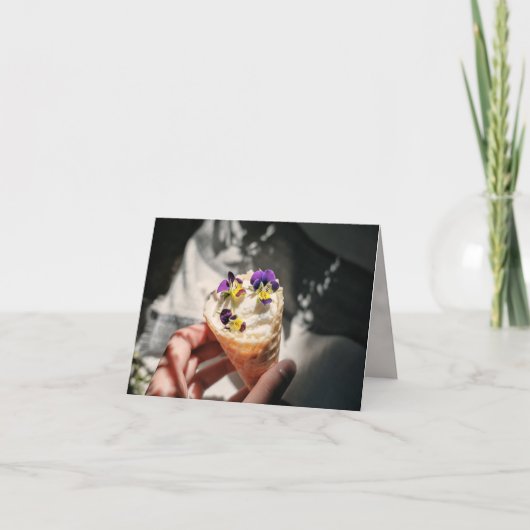 Ice cream invitation card kaart (Voorkant)