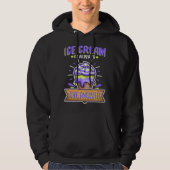 Ice cream is always the answer hoodie (Voorkant)