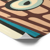 Ice Cream is Happiness Retro Guilty Pleasote Poster (Hoek)