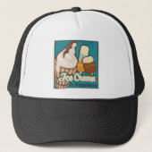 Ice Cream is Happiness Retro Guilty Pleasote Trucker Pet (Voorkant)