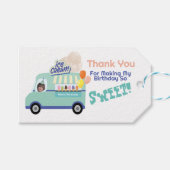 Ice Cream je schreeuwt verjaardag Cadeaulabel (Voorkant (Horizontaal))