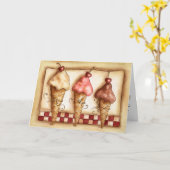 Ice Cream Kaart (Gele Bloem)