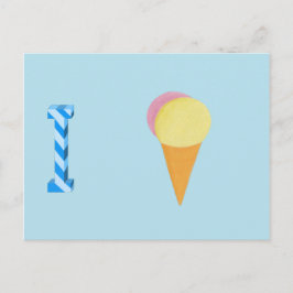 Ice Cream-kaart Briefkaart