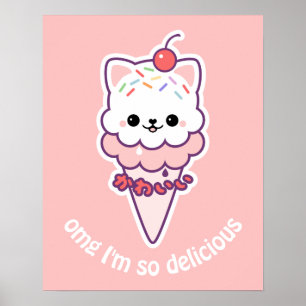 Ice Cream Kat Poster