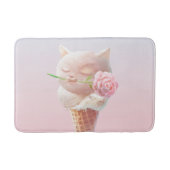 Ice Cream Kat – Rosy & Dreamy Badmat (Voorkant)
