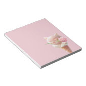 Ice Cream Kat – Rosy & Dreamy Notitieblok (Schuin)