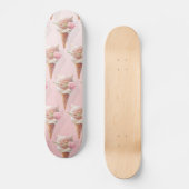 Ice Cream Kat – Rosy & Dreamy Persoonlijk Skateboard (Voorkant)