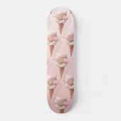 Ice Cream Kat – Rosy & Dreamy Persoonlijk Skateboard (Voorkant)