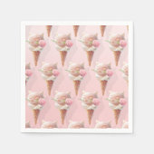 Ice Cream Kat – Rosy & Dreamy Servet (Voorkant)