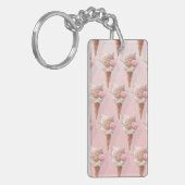 Ice Cream Kat – Rosy & Dreamy Sleutelhanger (Voorkant Links)