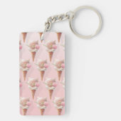 Ice Cream Kat – Rosy & Dreamy Sleutelhanger (achterkant)