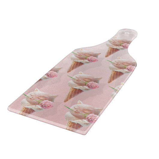 Ice Cream Kat – Rosy & Dreamy Snijplank (Hoek)