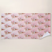 Ice Cream Kat – Rosy & Dreamy Strandlaken (Voorkant)