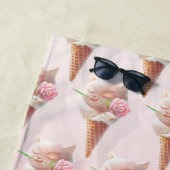 Ice Cream Kat – Rosy & Dreamy Strandlaken (In situ)