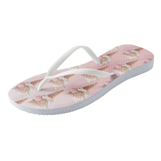 Ice Cream Kat – Rosy & Dreamy Teenslippers (Schuin)