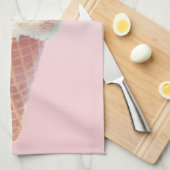 Ice Cream Kat – Rosy & Dreamy Theedoek (Quarter Fold)