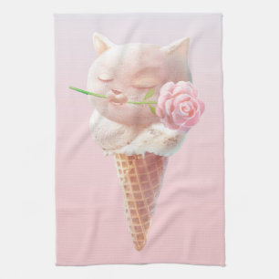 Ice Cream Kat – Rosy & Dreamy Theedoek