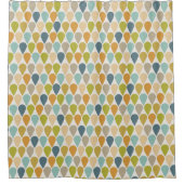 Ice Cream Kegelpatroon Mid Century Modern Douchegordijn (Voorkant)