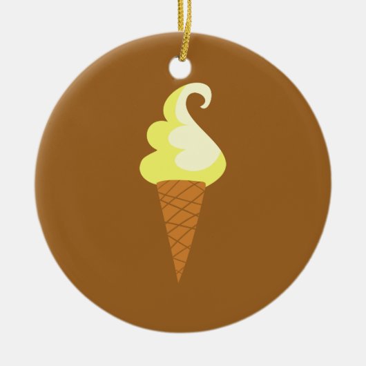 Ice Cream Keramisch Ornament (Voorkant)