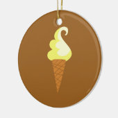 Ice Cream Keramisch Ornament (Links)