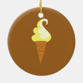 Ice Cream Keramisch Ornament (Achterkant)