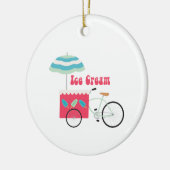 Ice Cream Keramisch Ornament (Links)