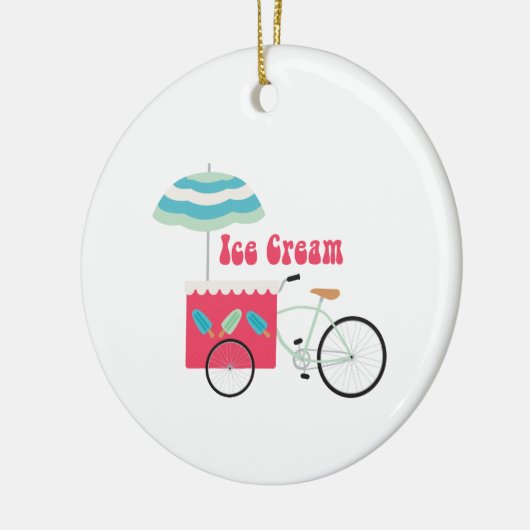 Ice Cream Keramisch Ornament (Links)
