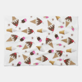 Ice Cream Keuken Handdoek (Horizontaal)