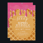 Ice Cream Kids verjaardagsuitnodiging Kaart<br><div class="desc">Hier is de scoop. Deze leuke Ice Cream-uitnodiging is de perfecte uitnodiging voor het verjaardagsfeestje van je kind.</div>
