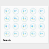 Ice Cream Kinder zomerzaterdag Ronde Sticker (Vel)
