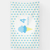 Ice Cream Kinder zomerzaterdag Spandoek (Verticaal)