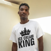 ICE CREAM KING mannen dad T-SHIRT