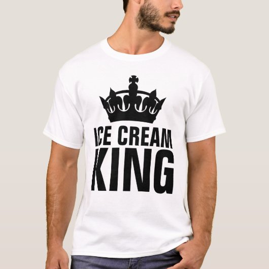 ICE CREAM KING mens dad T-SHIRT (Voorkant)